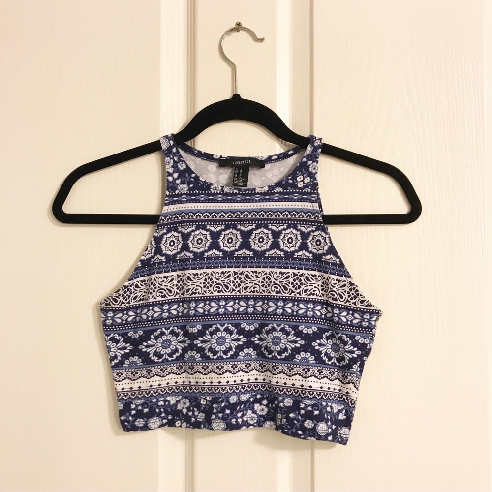 Tribal-like crop top